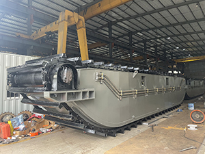 Customized Working Pontoons Floating Working Pontoon Barge Modular Platform Amphibious